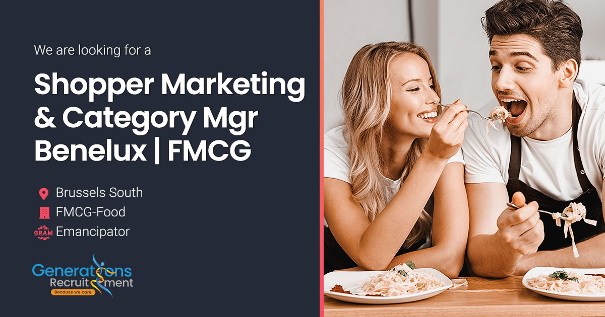 Shopper Marketing & Category Manager Benelux | FMCG