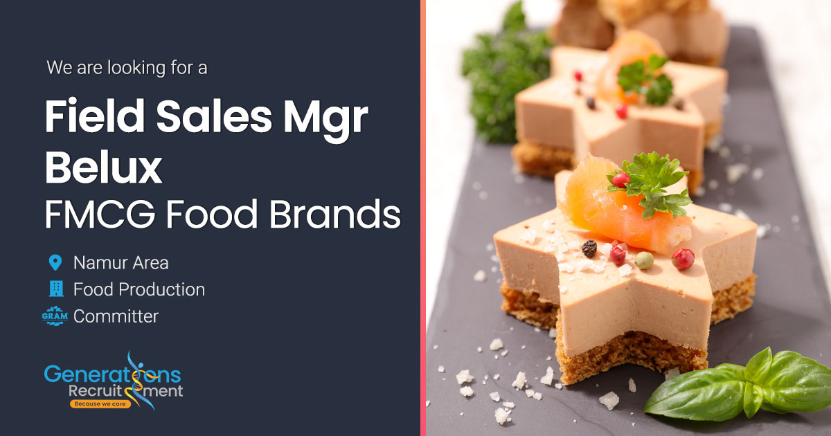 National Field Sales Manager Belux - FMCG Food