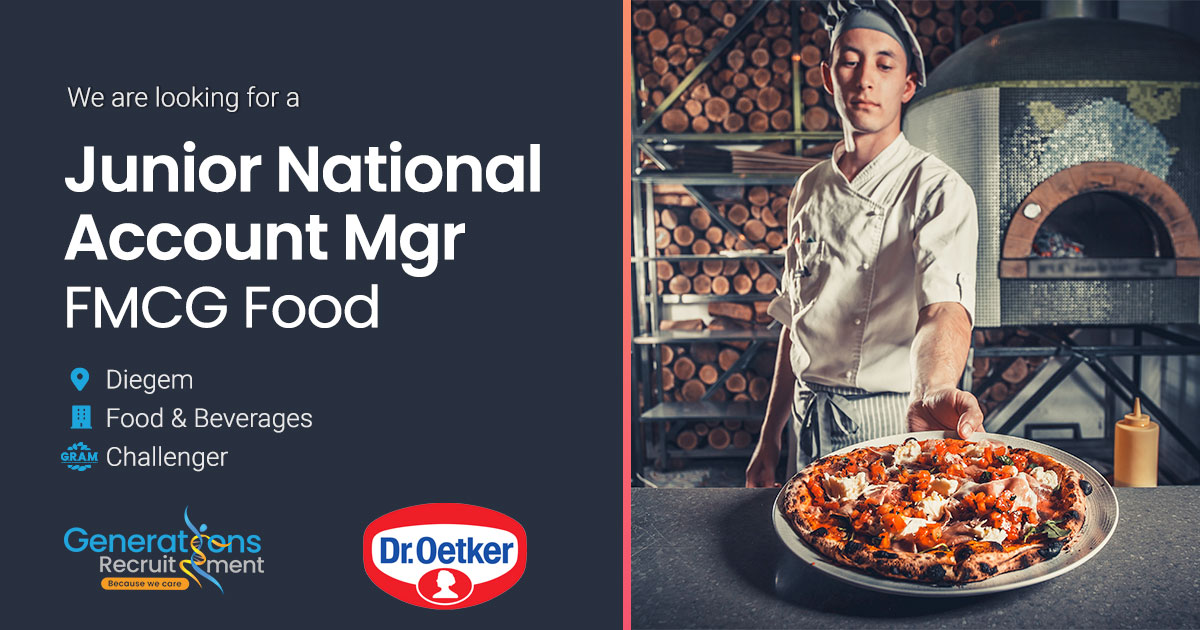 Junior National Account Manager I FMCG - Food